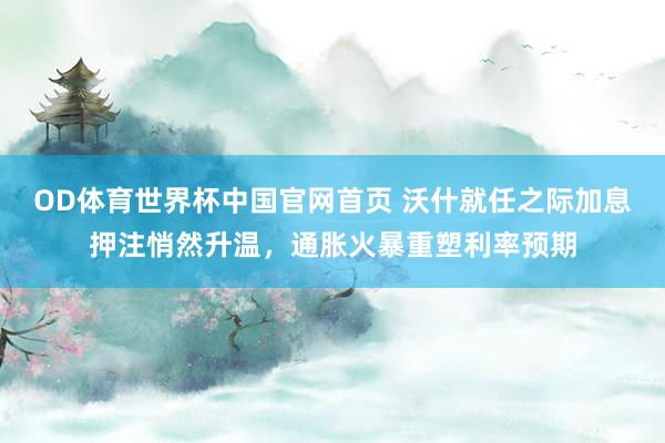 OD体育世界杯中国官网首页 沃什就任之际加息押注悄然升温，通胀火暴重塑利率预期