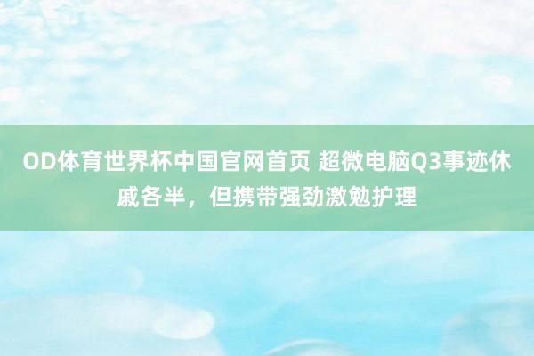 OD体育世界杯中国官网首页 超微电脑Q3事迹休戚各半，但携带强劲激勉护理