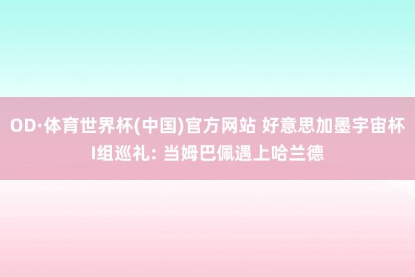OD·体育世界杯(中国)官方网站 好意思加墨宇宙杯I组巡礼: 当姆巴佩遇上哈兰德